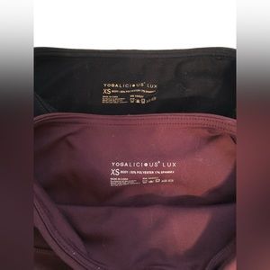 2 pairs of Yogalicious biker shorts